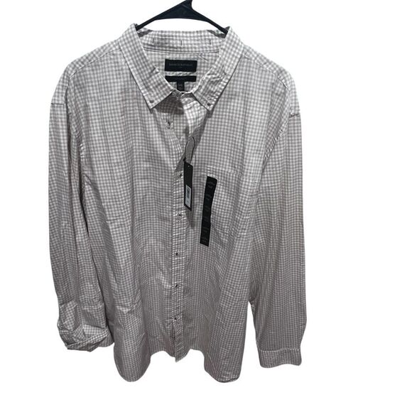 NWT Banana Republic men's button down collar long sleeves shirt untucked fit xxl - Picture 2 of 9